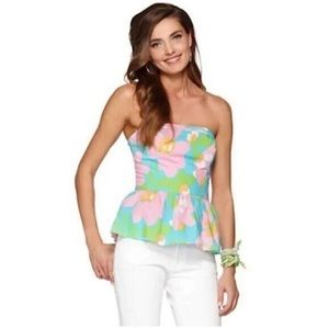 BNWT lily pulitzer strapless top size xs